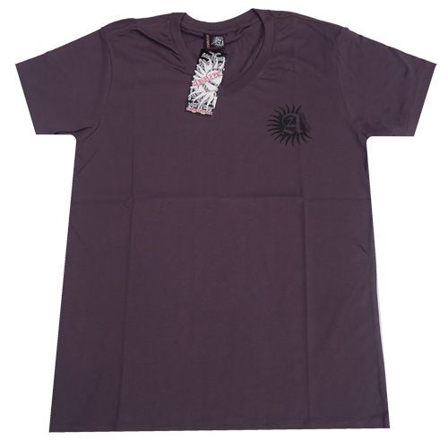 Camiseta Abuzze Roxa Gola V MOD 348