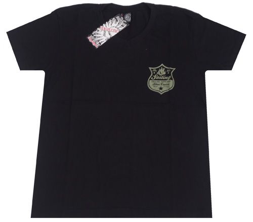 Camiseta Abuzze Preta Gola V MOD 375