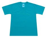 Camiseta Gola V Calvin Klein Verde Água MOD 70227